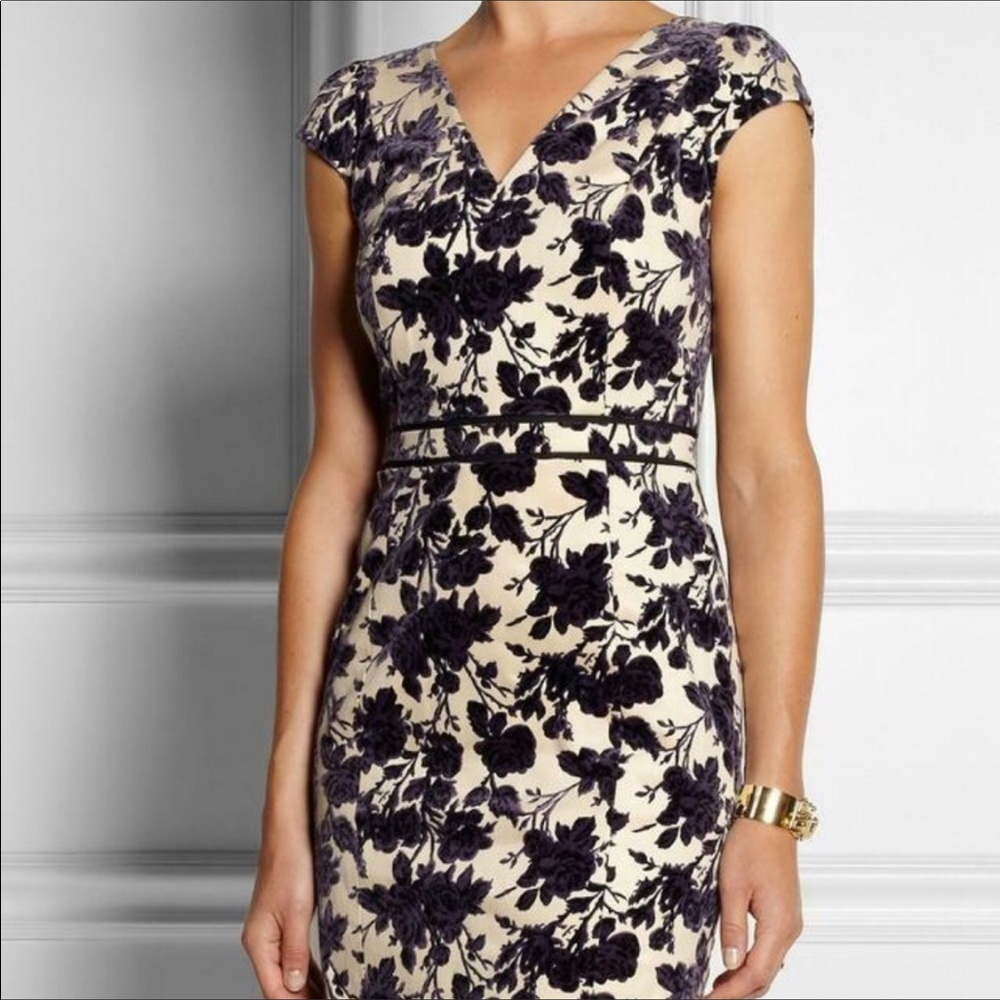 Tory Burch Dayton Floral Velvet dress Size 0